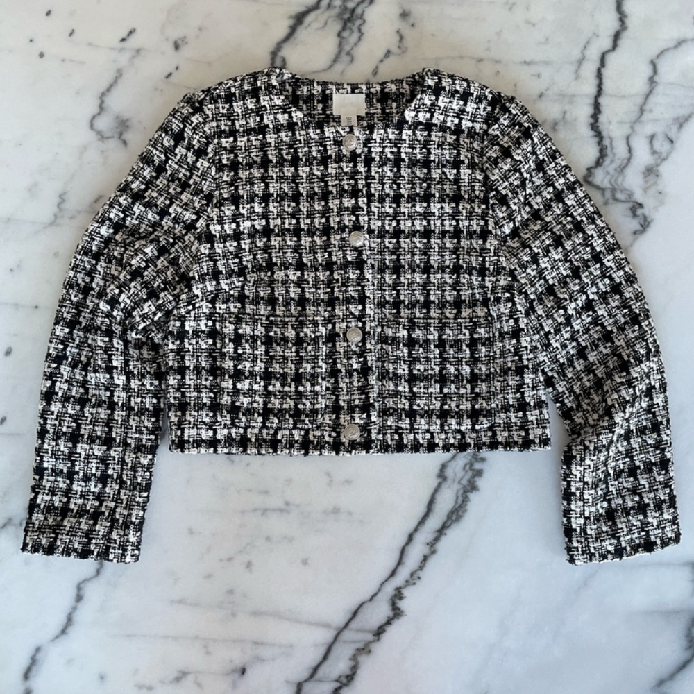 H&M Boxy Cropped Jacket - Picture 3 of 13